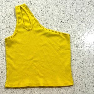 One shoulder croptop